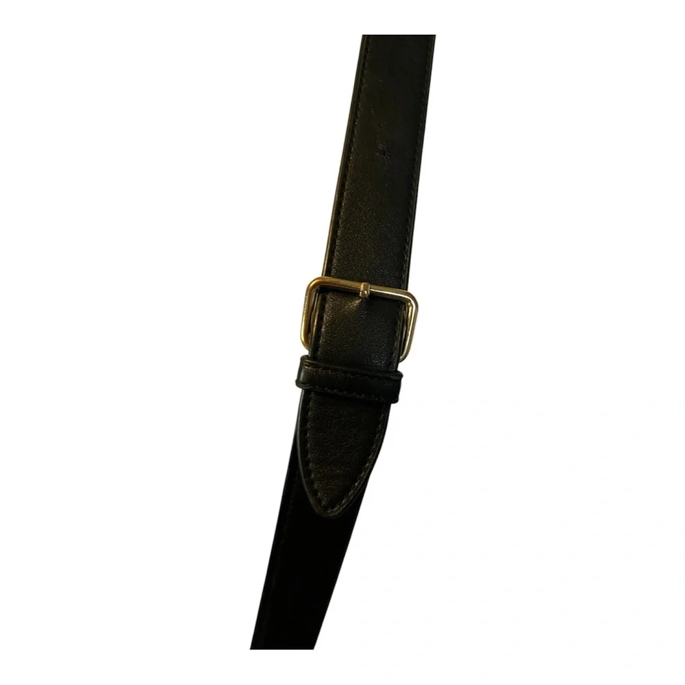 Harrods Small Black Thick Strap Crossbody New